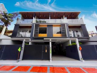 FOR SALE! 3-Storey 32M Brand New  w/ 5 BR  Townhouse  in Brgy Central Quezon City-AP
