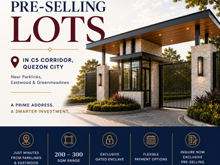 Residential Lots for Sale Along C5 Road, Quezon City