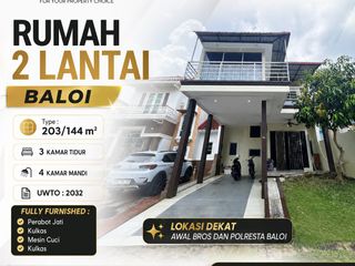 DIJUAL CEPAT  Rumah 2 Lantai Full Furnished di Baloi