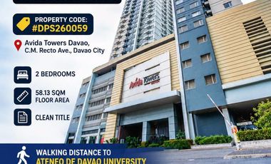 2-Bedroom Condo For Sale in Avida Towers Davao