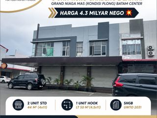 DIJUAL CEPAT 3 Unit Ruko Gandeng 2 Lantai Grand Niaga Mas Batam Center