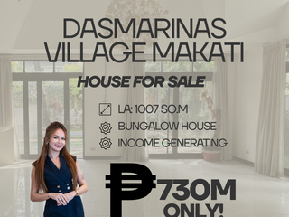 DASMARINAS VILLAGE MAKATI BUNGALOW HOUSE FOR SALE