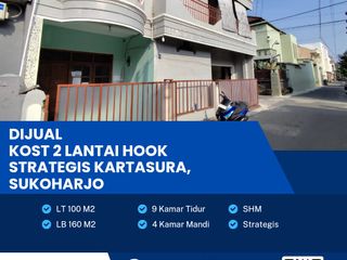 Dijual Kost 2 Lantai Hook Lokasi di Kartasura, Sukoharjo Luas 100m2
