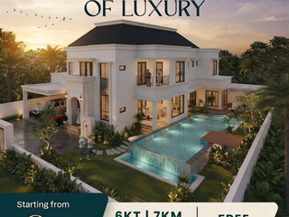 Rumah Mewah Sleman 2 Lantai SHM Ready, Bonus Private Pool & Kitchenset