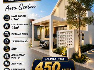 Dijual Rumah Gentan Pesan Bangun