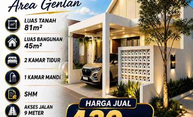 Dijual Rumah Gentan Pesan Bangun