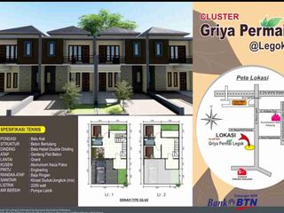 Rumah 2lantai termurah KPR DP suka suka nempel BSD