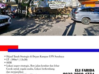 Dijual Tanah Strategis di Depan Kampus UPN Surabaya