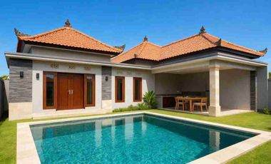 Villa Harga Paling Murah hanya 900 Jutaan Sudah dapat Villa Plus Pool, Lokasi Strategis di Pering dan Saba, Gianyar