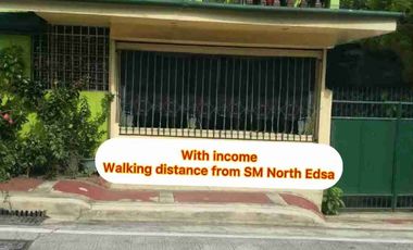 With income 5 Door Apartment walking distance to SM North EDSA
