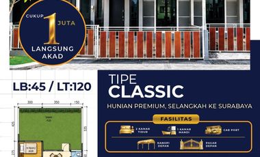 Dijual Rumah Minimalis Selangkah Kota Surabaya di Grand Pavillion Regency Gresik