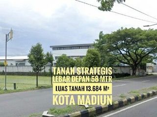 (H) Tanah LD 58 mtr, Ringroad Barat KOTA MADIUN, Lokasi Mantap