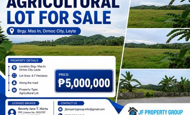 AGRICULTURAL LOT FOR SALE
