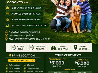 Residential Farm Lots for Sale in Indang, Cavite | Along Highway | 0% Interest | Diamanteland Phase 2