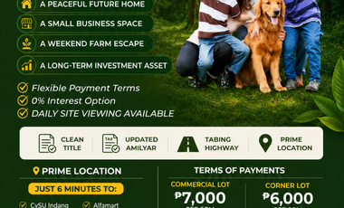 Residential Farm Lots for Sale in Indang, Cavite | Along Highway | 0% Interest | Diamanteland Phase 2