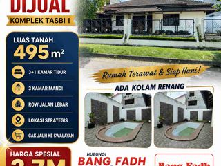 Rumah gak jauh ke swalayan komplek tasbi 1 / tasbih 1