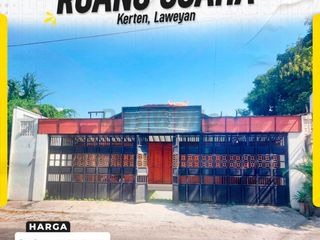 Dijual Ruang Usaha Strategis Luas Lebar Depan 12m Hadap Timur Sangat Prospektif di Jl. Pisang Kerten Laweyan Surakarta