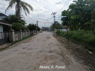 Ke Jl. Parit Indah Hanya 300-an m, Tanah Dijual: SHM