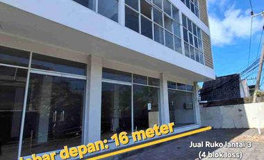 Jual RUKO ld:16 meter di Renon tukad balian, dkt Sanur Denpasar Bali