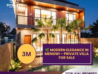 Villa modern di kawasan Cepaka, cocok untuk investasi maupun bisnis rental Bali.