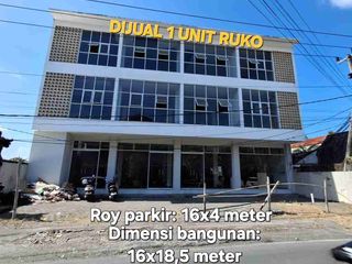 jual ruko lantai 3 lebar 16 meter di tukad balian renon