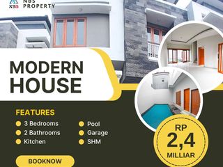 DIJUAL RUMAH BARU MODERN SEMI VILLA DIKAWASAN KESIMAN DENPASAR TIMUR
