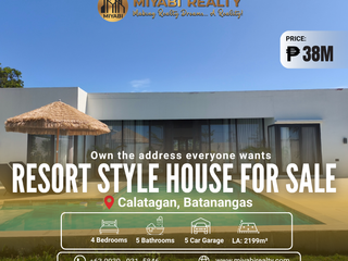 Brand New Resort Style House & Lot with Swimming Pool For Sale in Calatagan Batangas - LSS