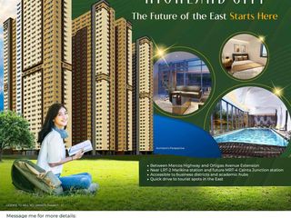 For Sale Pre selling Studio units in Pasig-Cainta Empire East Highland City