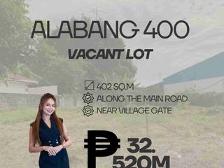 ALABANG 400 LOT FOR SALE NEAR ALABANG HILLS AND HILLSBOROUGH