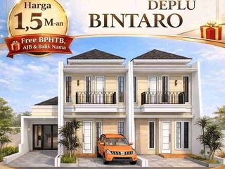 Rumah Baru Dlm Komplek Deplu Bintaro Dekat Toll, Stasiun Pondok Ranji, Bintaro Plaza, Pasar Cipadu, Kampus Budi Luhur