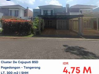 Jual Lelang Rumah di Cluster Cajuputi BSD Tangerang