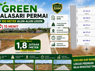 Dekat Alun Alun Legok Dijual Murah Tanah Kavling Strategis Legalitas SHM