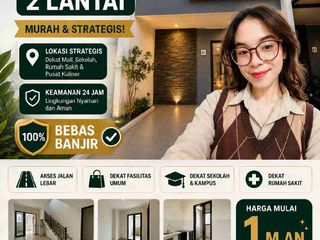 rumah 2 lantai harga murah