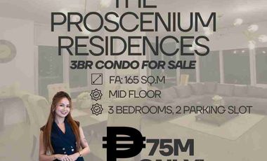 ROCKWELL MAKATI THE PROSCENIUM SAKURA 3BR CONDO FOR SALE