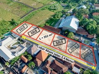 TANAH CANGGU TERMURAH LINGKUNGAN VILLA MEWAH VIEW SAWAH GAK BIKIN SUSAH