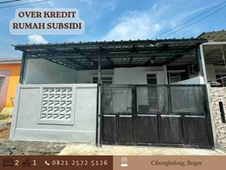 Jual Over Kredit SUBSIDI Full Renov dkt Kampus IPB ccln 1jt an di Cibungbulang Bogor