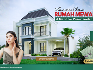 Jual Rumah Mewah 2 Lantai Godean SHM dengan Kolam Renang Pribadi