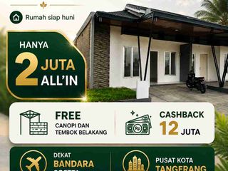 Rumah full bangunan komersil griya agung residence 2 juta akad