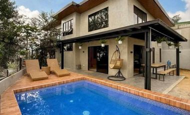 For Sale Income Generating Property with Heated Pool Jacuzzi 2 Storey House Located in Brgy Virac Itogon Benguet-JV2
