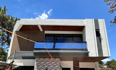 For Sale Brand New Fully Furnished Two Storey Modern House and Lot w/ Basement in Bakakeng North Baguio City-JV2