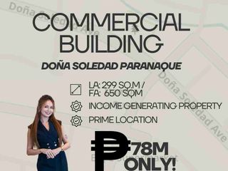COMMERCIAL BUILDING FOR SALE IN PARANAQUE INCOME GENERATING PRIME LOCATION