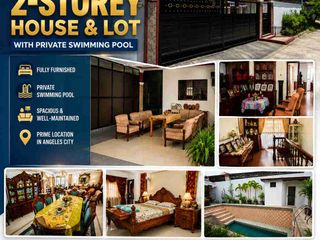 🏡 Well-Maintained, Fully Furnished 2-Storey House & Lot with Private Swimming Pool — Now Available