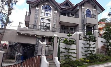 Fully Furnished Pre-owned 3-Storey 4 Bedrooms House and Lot For Sale Located in Camp 7 Baguio City-JV2
