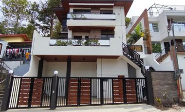 RFO Newly Built 3-Storey 5 Bedrooms House and Lot Located in Camp 7 Baguio City-JV2