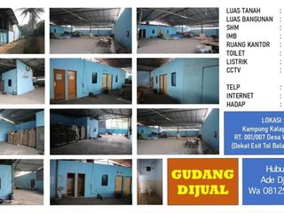 Turun Harga Jual Cepat Gudang (Kampung Kelapa) Tangerang