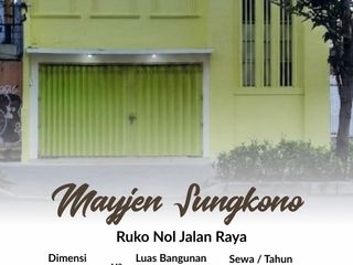 Ruko Mayjen Sungkono, Nol Jalan Raya