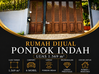 Rumah Luas di Pondok Indah