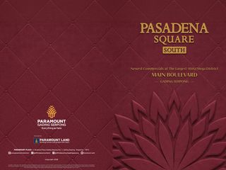 PASADENA SQUARE SOUTH PROMO CICIL 120X RUKO SIAP INVESTASI HARGA MULAI 2,9 M