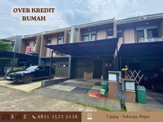 Rumah 2Lantai FREE KITCHEN SET dijual OVER KREDIT di Graha Laras Sentul