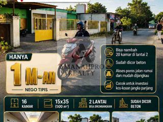 DIJUAL RUMAH KOS PINGGIR JALAN POROS DEKAT KAMPUS UIN SAMATA DAN KAMPUS UNHAS TEKHNIK GOWA